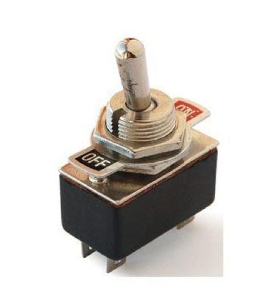 Toggle switch, 10A 250VAC, Screw terminal ON-OFF-ON, 6 Pin